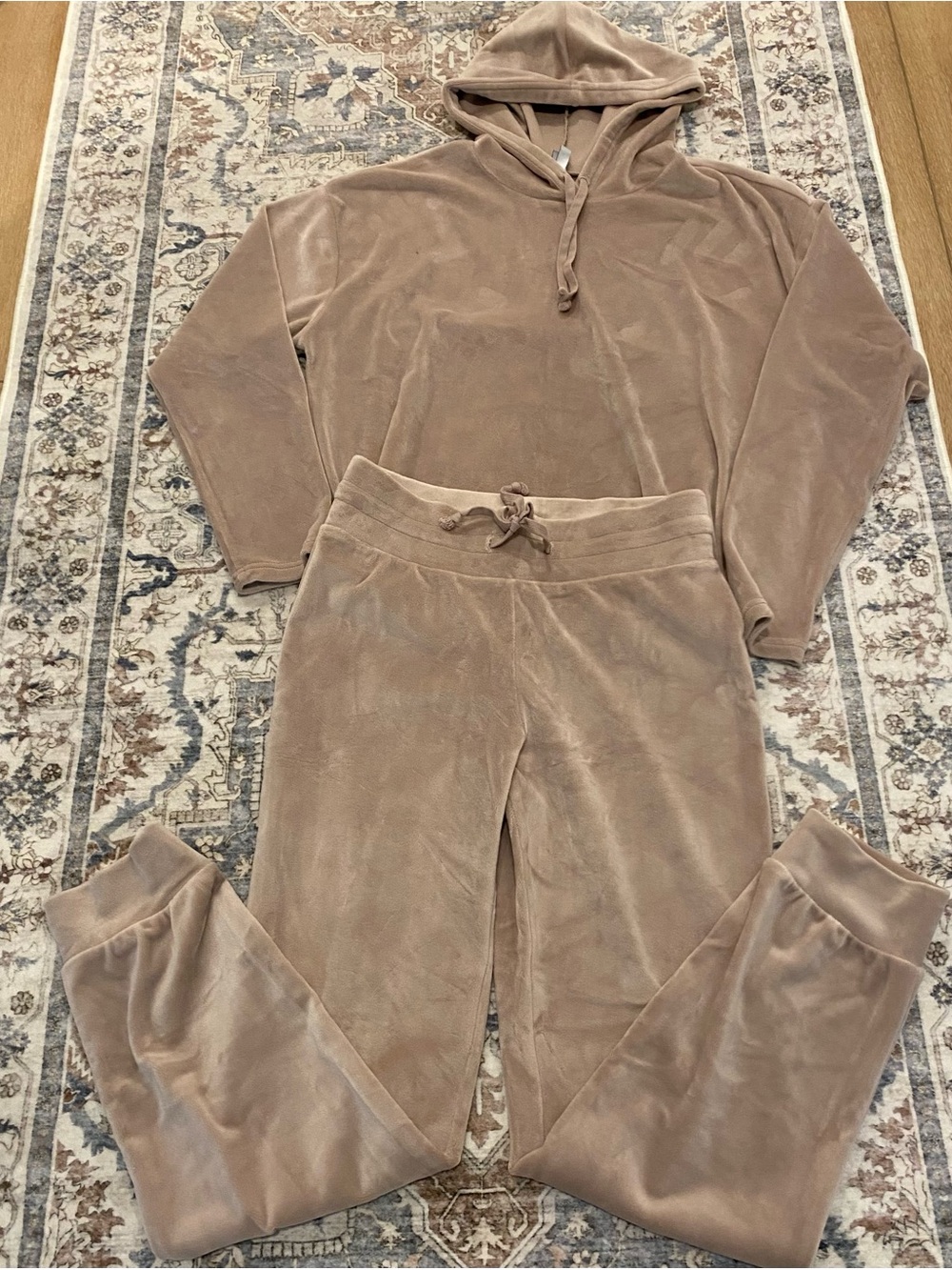 Z By Zella Cozy Velour Hoodie & Jogger Set